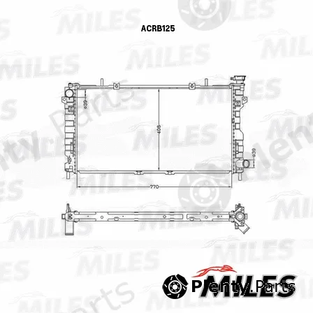 Miles ACRB125 — Radiator, engine cooling
