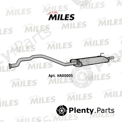 Miles HA00005 — Rear Muffler