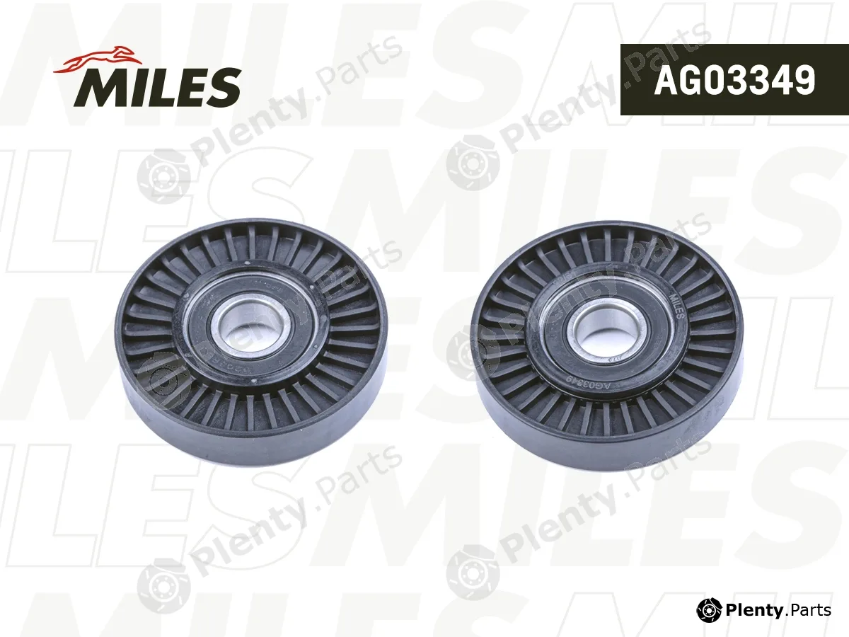 Miles AG03349 — Tensioner Pulley, V-ribbed belt