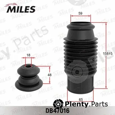 Miles DB47016 — Dust Cover Kit, shock absorber