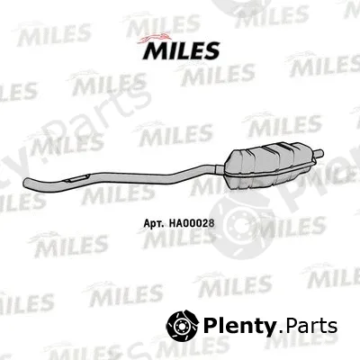 Miles HA00028 — Rear Muffler