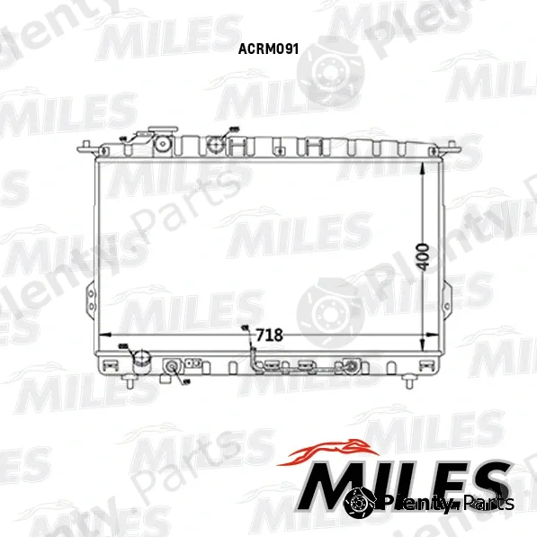 Miles ACRM091 — Radiator, engine cooling