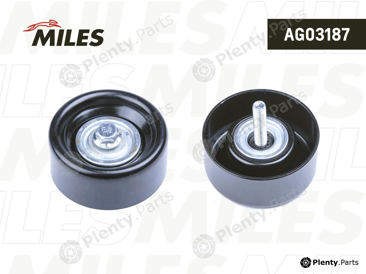 Miles AG03187 — Deflection/Guide Pulley, V-ribbed belt