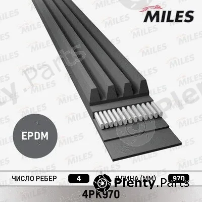 Miles 4PK970 — V-Ribbed Belt