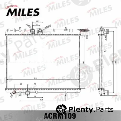 Miles ACRM109 — Radiator, engine cooling