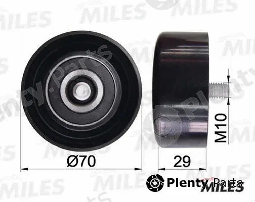 Miles AG03108 — Deflection/Guide Pulley, V-ribbed belt