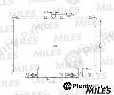 Miles ACRB369 — Radiator, engine cooling