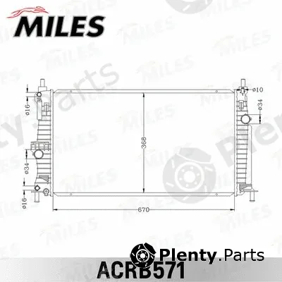 Miles ACRB571 — Radiator, engine cooling