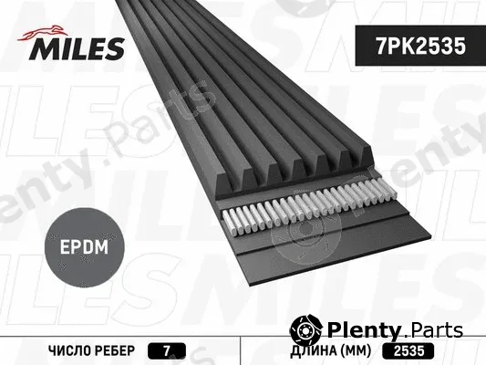 Miles 7PK2535 — V-Ribbed Belt