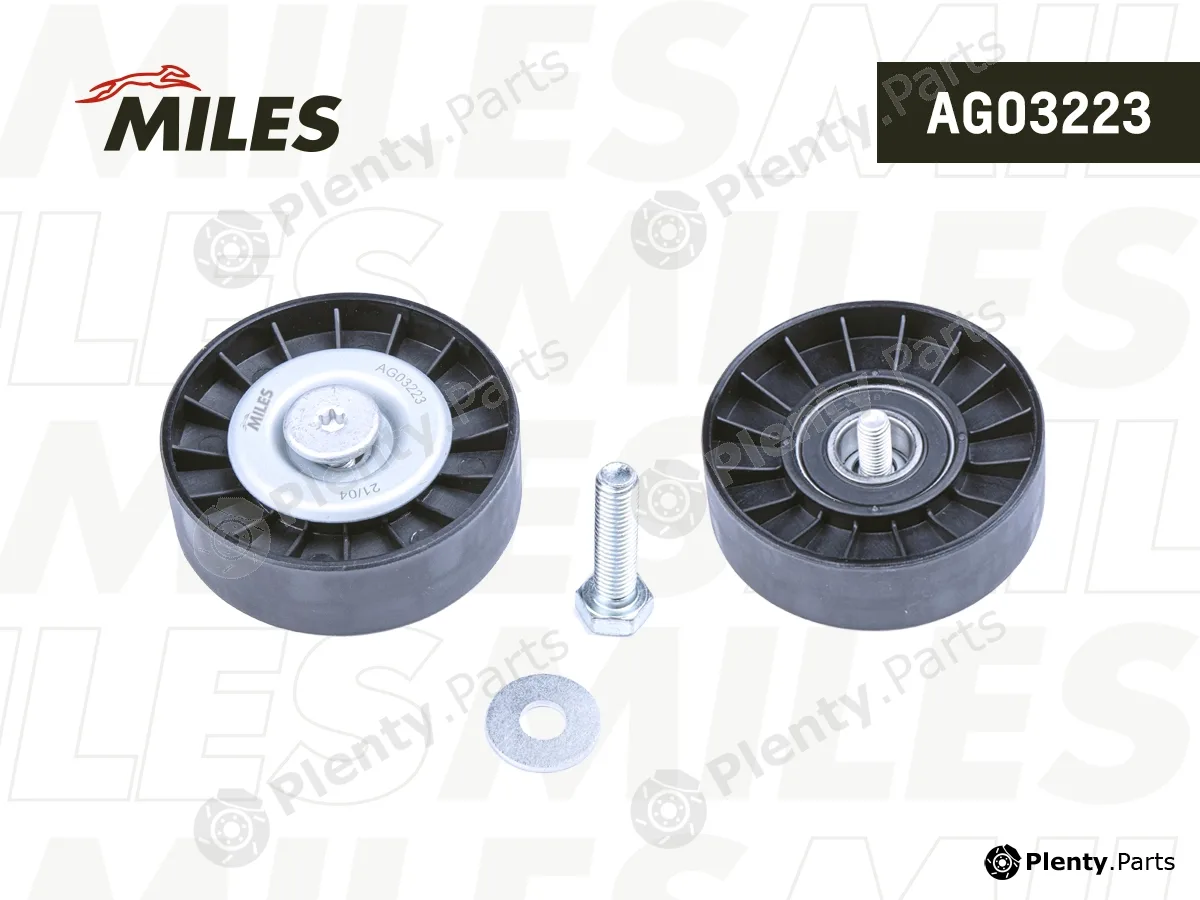 Miles AG03223 — Deflection/Guide Pulley, V-ribbed belt