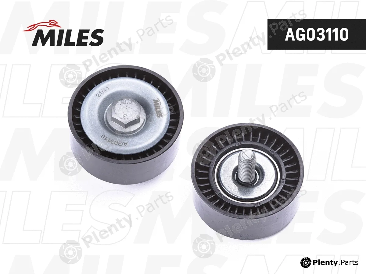 Miles AG03110 — Deflection/Guide Pulley, V-ribbed belt