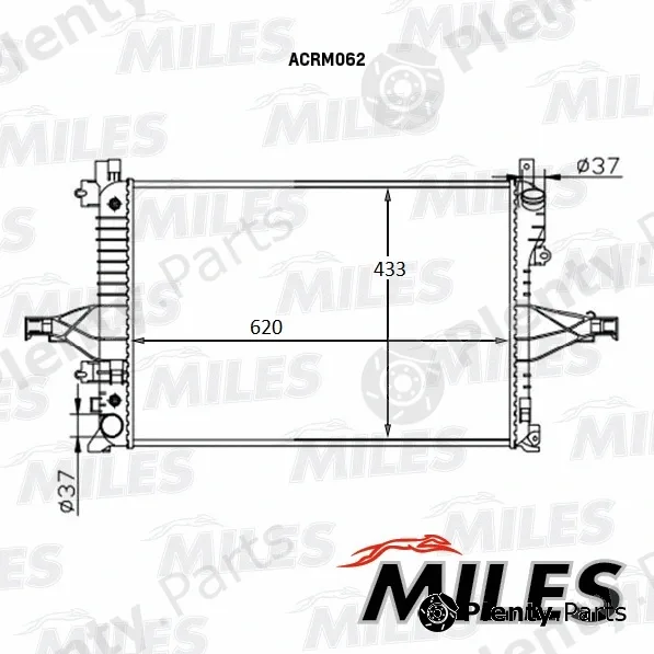 Miles ACRM062 — Radiator, engine cooling