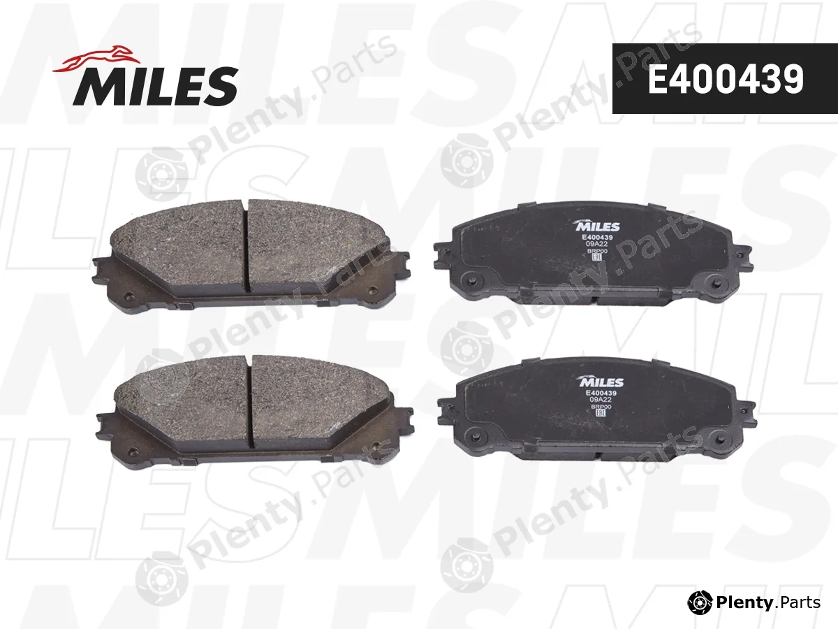 Miles E400439 — Brake Pad Set, disc brake