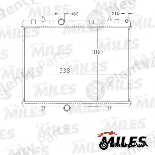 Miles ACRB147 — Radiator, engine cooling