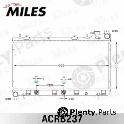 Miles ACRB237 — Radiator, engine cooling