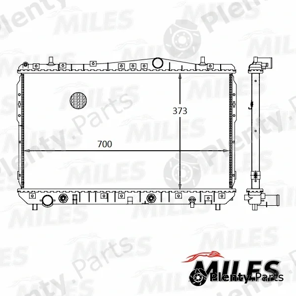 Miles ACRM030 — Radiator, engine cooling