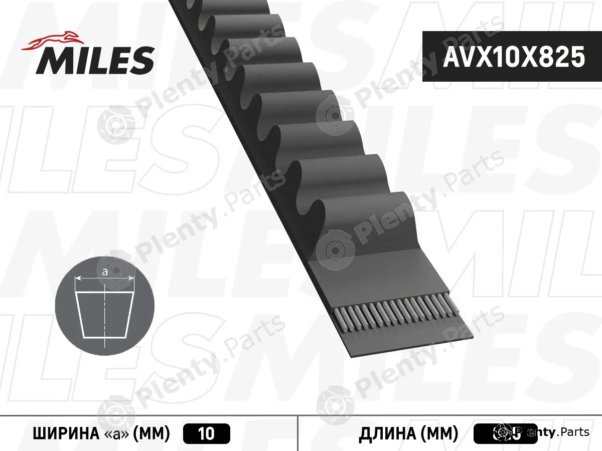 Miles AVX10X825 — V-Belt