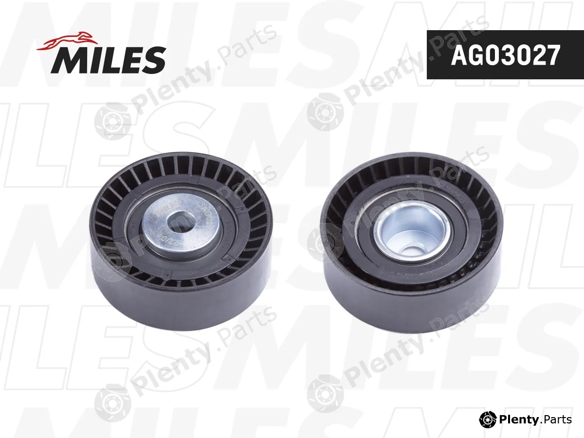 Miles AG03027 — Deflection/Guide Pulley, V-ribbed belt