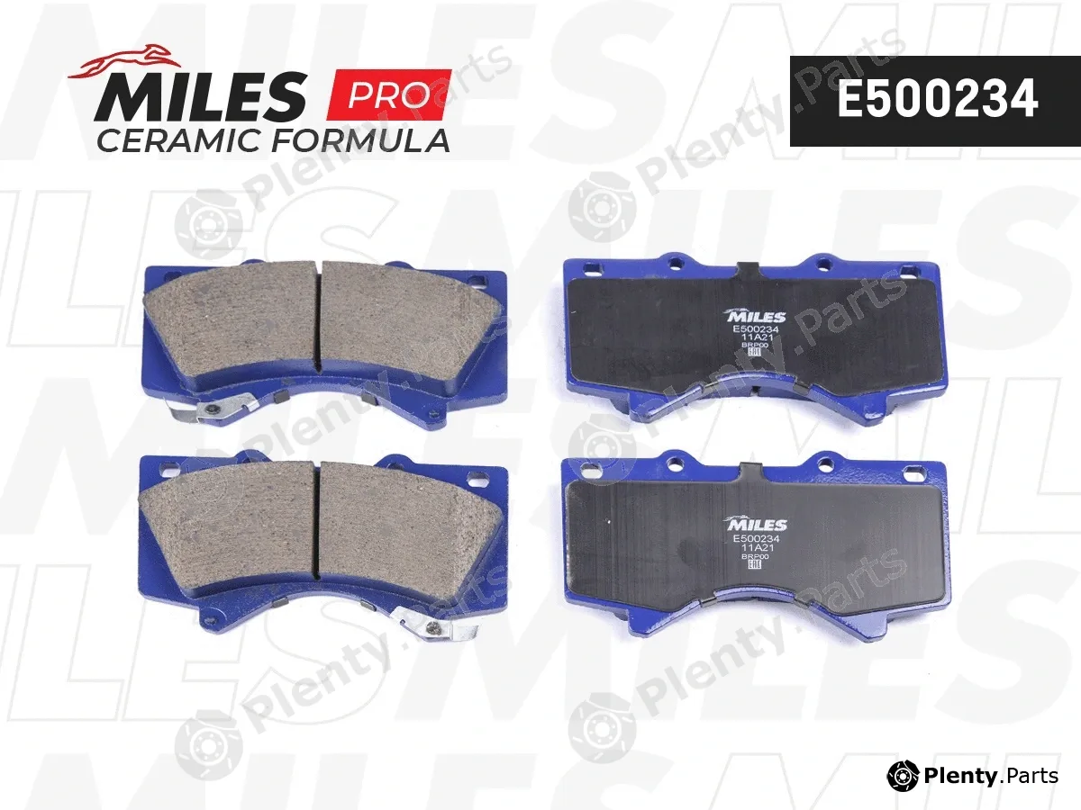 Miles E500234 — Brake Pad Set, disc brake