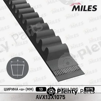 Miles AVX13X1075 — V-Belt