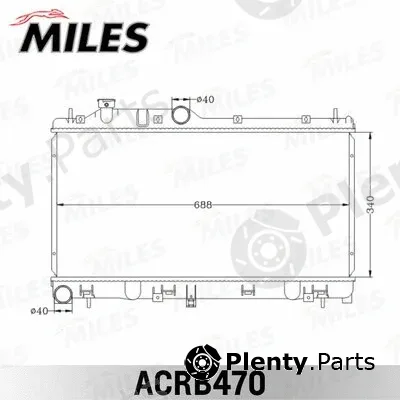 Miles ACRB470 — Radiator, engine cooling