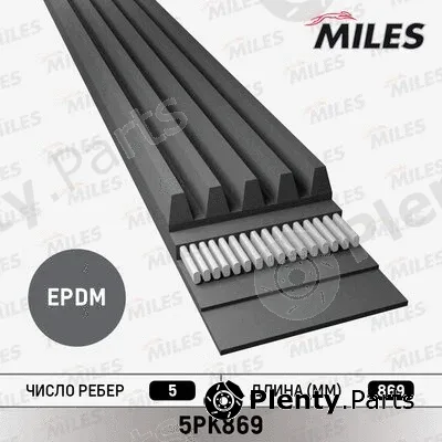 Miles 5PK869 — V-Ribbed Belt