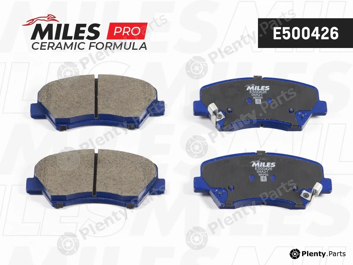 Miles E500426 — Brake Pad Set, disc brake