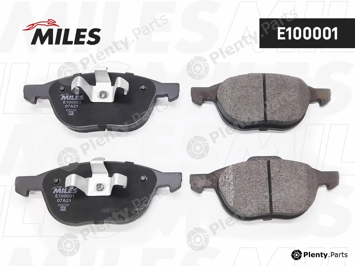 Miles E100001 — Brake Pad Set, disc brake
