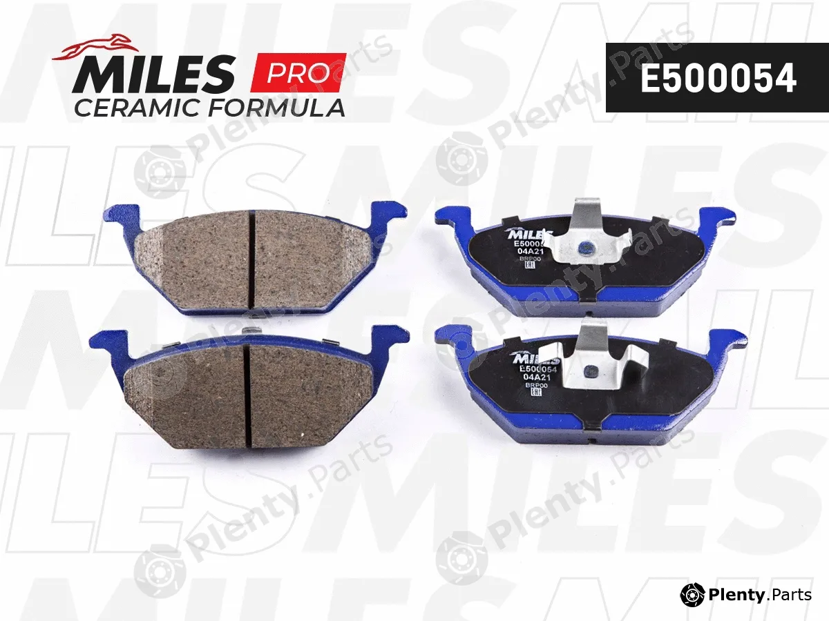 Miles E500054 — Brake Pad Set, disc brake