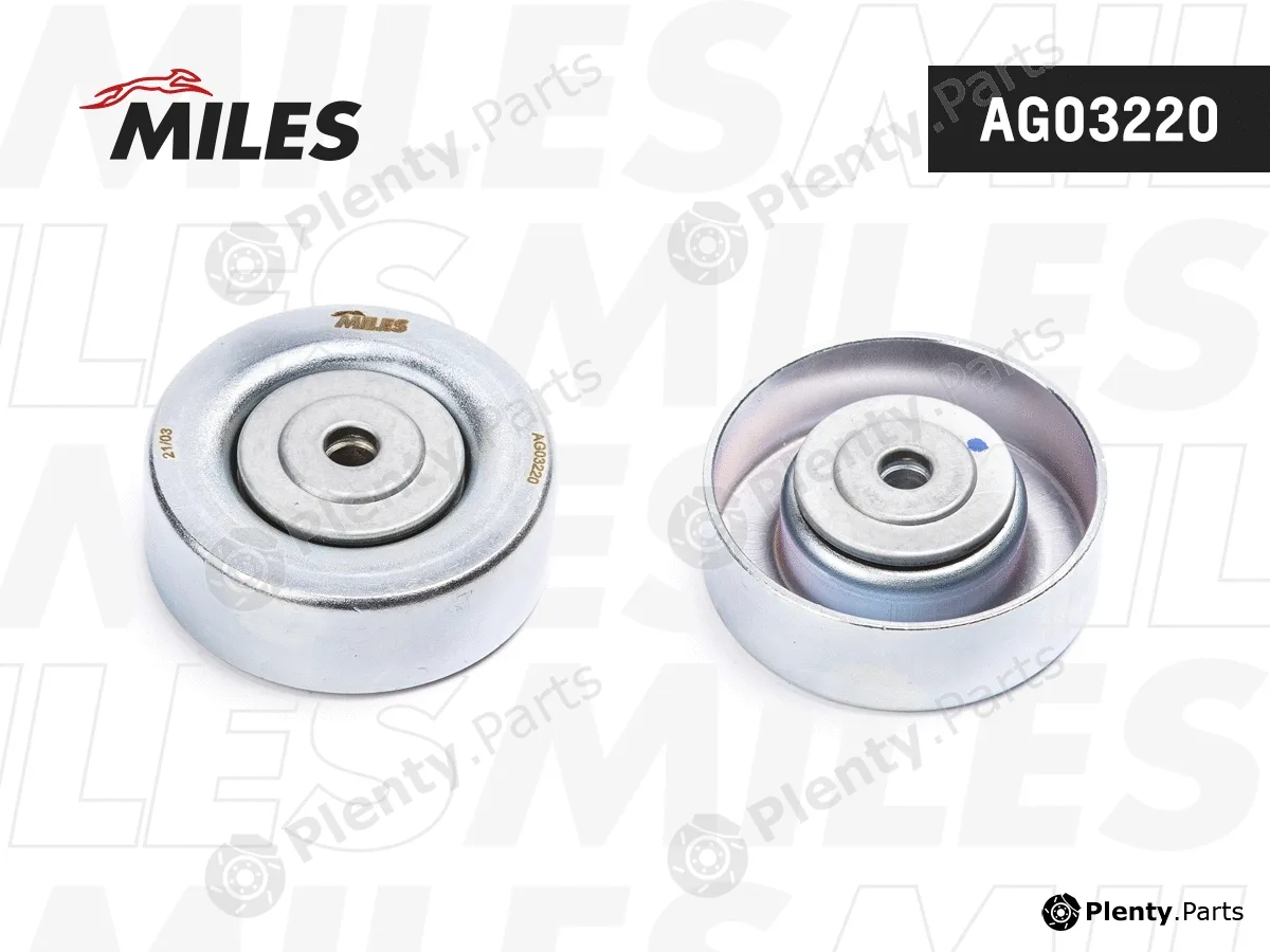 Miles AG03220 — Tensioner Pulley, V-ribbed belt