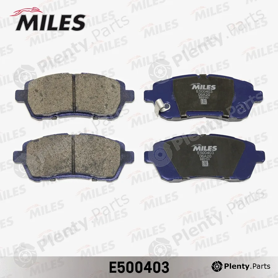 Miles E500403 — Brake Pad Set, disc brake