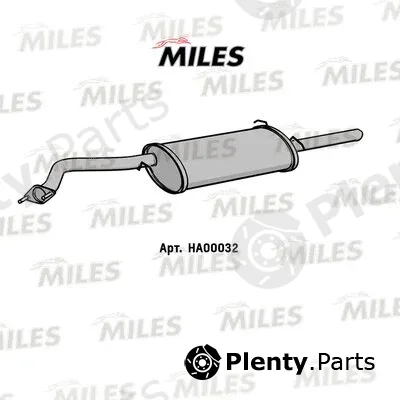 Miles HA00032 — Rear Muffler