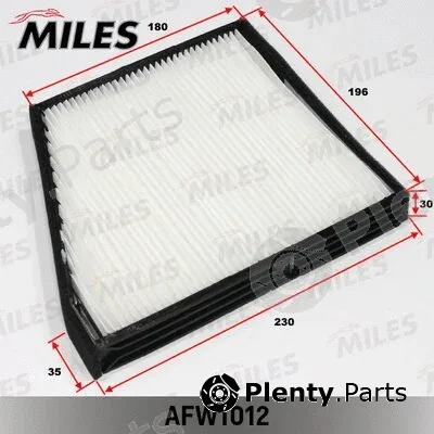 Miles AFW1012 — Filter, cabin air