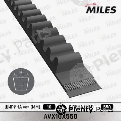 Miles AVX10X550 — V-Belt