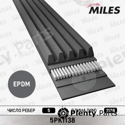Miles 5PK1138 — V-Ribbed Belt