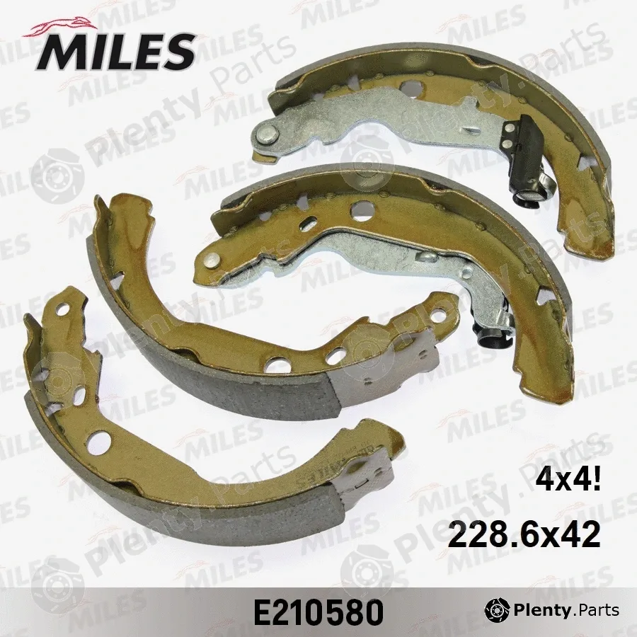 Miles E210580 — Brake Shoe Set