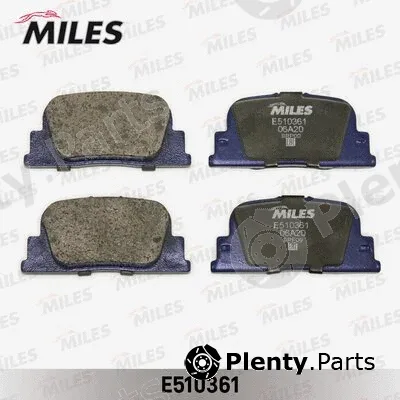 Miles E510361 — Brake Pad Set, disc brake