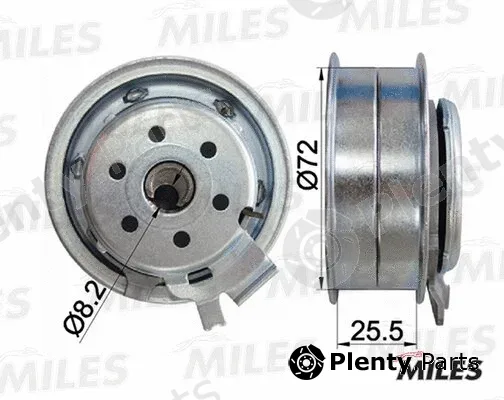 Miles AG02012 — Tensioner Pulley, timing belt