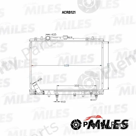 Miles ACRB121 — Radiator, engine cooling