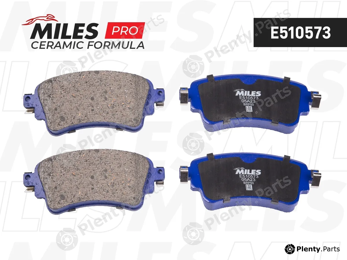 Miles E510573 — Brake Pad Set, disc brake