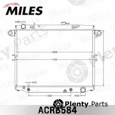 Miles ACRB584 — Radiator, engine cooling