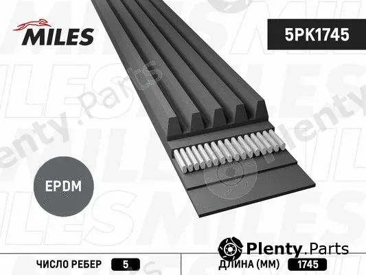 Miles 5PK1745 — V-Ribbed Belt