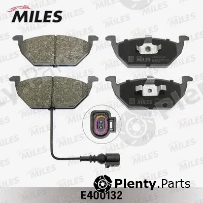 Miles E400132 — Brake Pad Set, disc brake