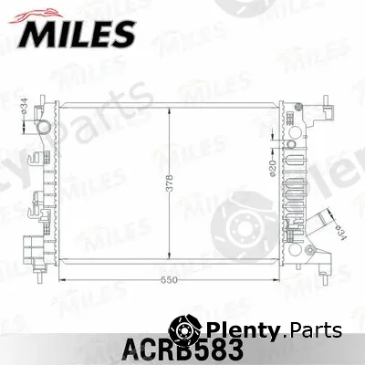 Miles ACRB583 — Radiator, engine cooling