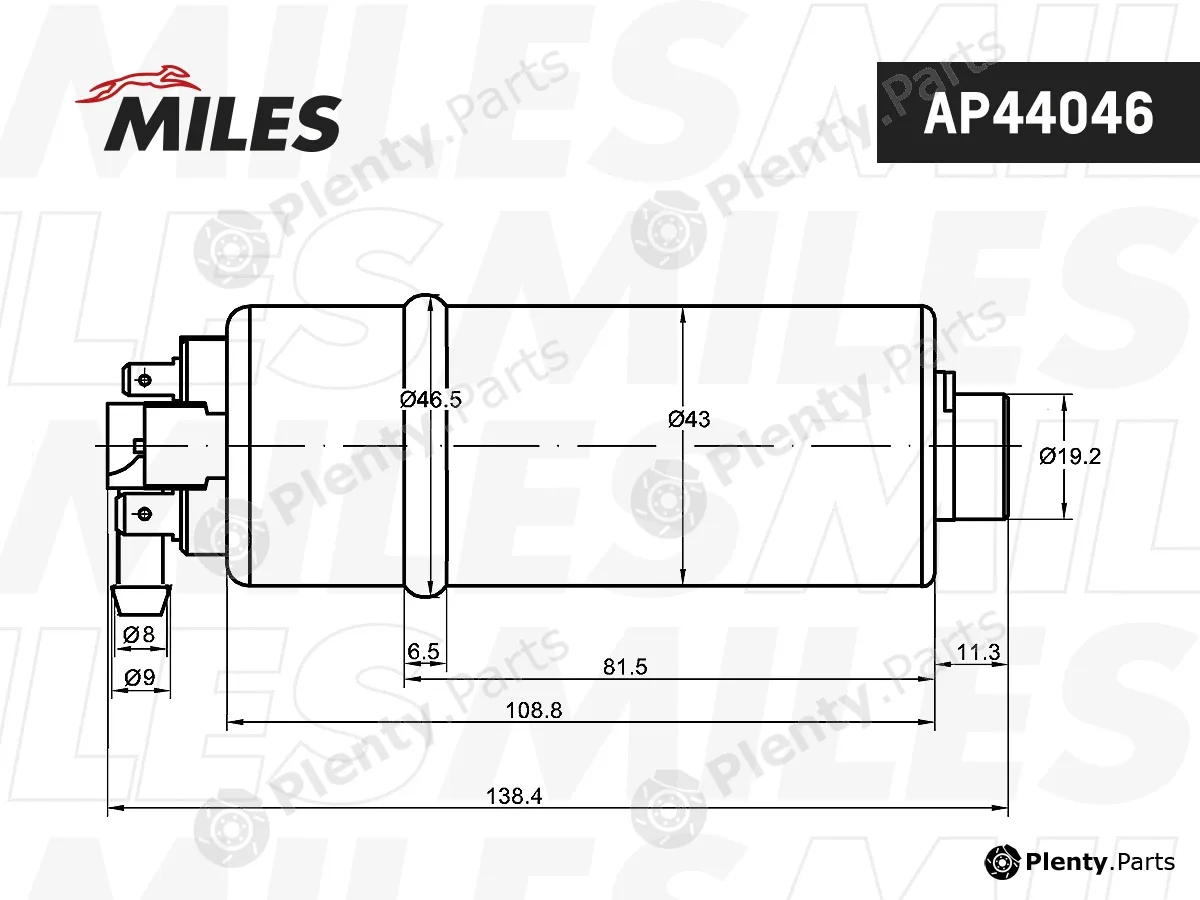 Miles AP44046 — Fuel Pump