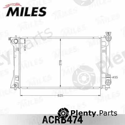 Miles ACRB474 — Radiator, engine cooling