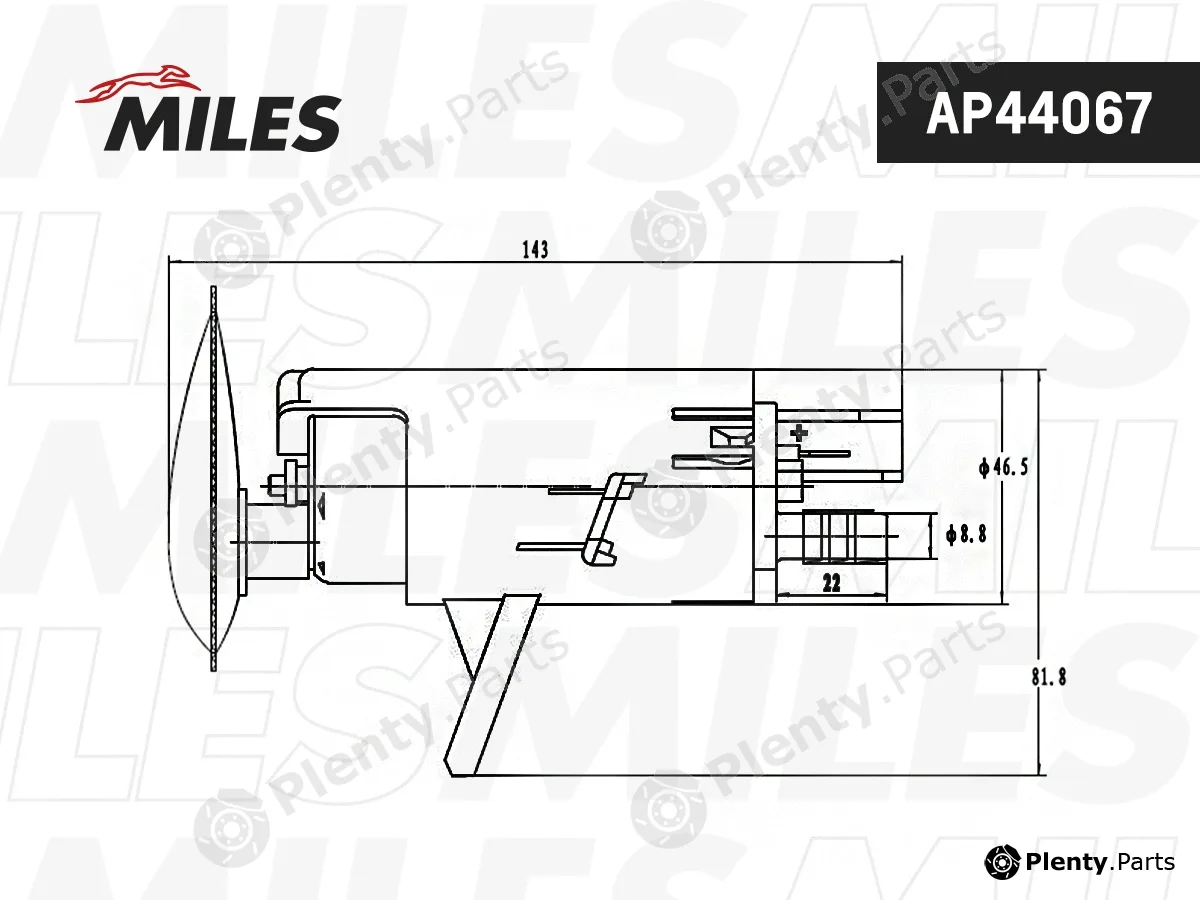 Miles AP44067 — Fuel Pump