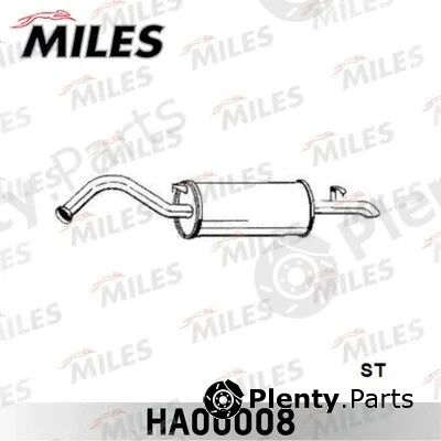 Miles HA00008 — Rear Muffler
