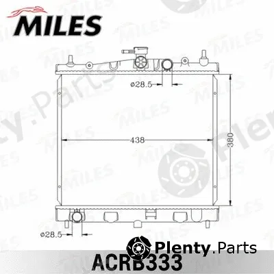 Miles ACRB333 — Radiator, engine cooling