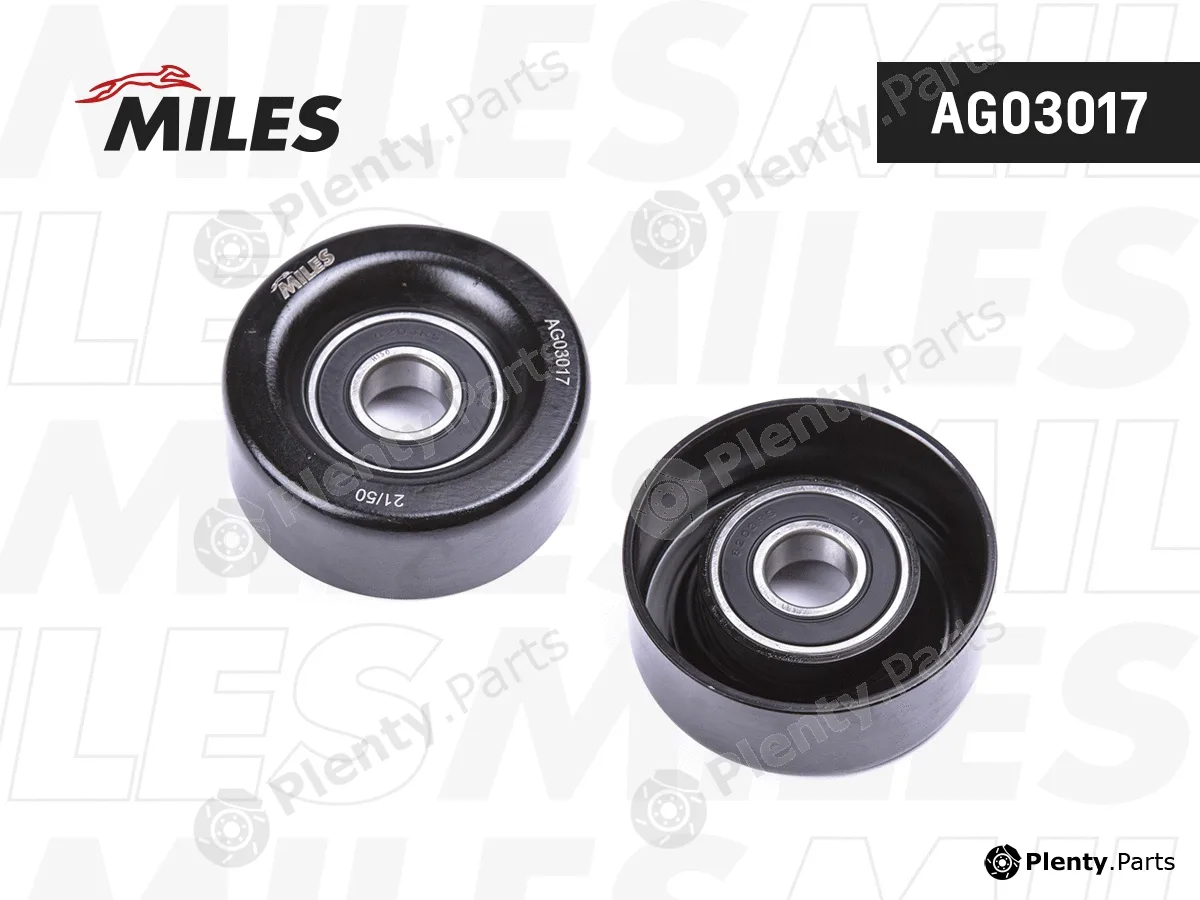 Miles AG03017 — Deflection/Guide Pulley, V-ribbed belt